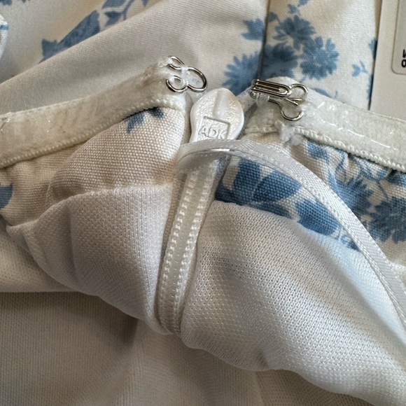 New Altar’d State Lilia Floral Bow Back Strapless Mini Dress - Picture 7 of 11